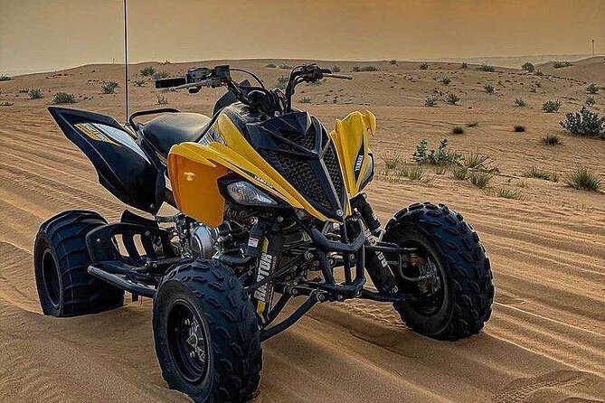 1-Hour Quad Bike Adventure: BBQ Dinner, Sandboarding & Shows! - Pricing and Availability