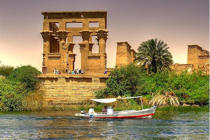 Aswan : Private Tour to Unfinished Obelisk, High Dam and Philae Temple by BOAT - Flexible Cancellation Policy