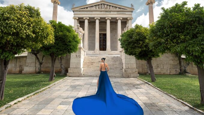 Athens: Flying Dress © Photoshoot Happy Birthday Package - Dress Selection