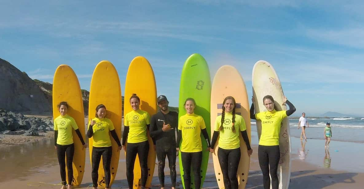 Biarritz: 1.5-Hour Group Surf Lesson - Arriving and Getting Assistance