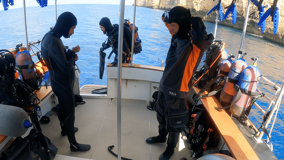 Boat for Scuba Divers: Dive Trip Around Comino Island - What to Bring