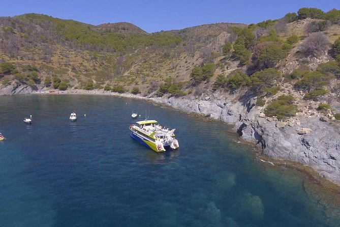 Catamaran in Cala Murtra With Super Underwater Vision - Underwater Exploration Delight