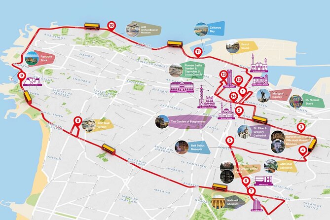 City Sightseeing Beirut Hop-On Hop-Off Bus Tour - Booking and Cancellation Policy