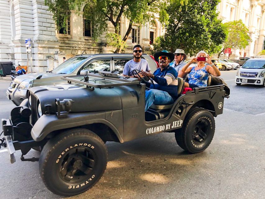 Colombo: City by World War Jeep Private Tour - Booking and Payment