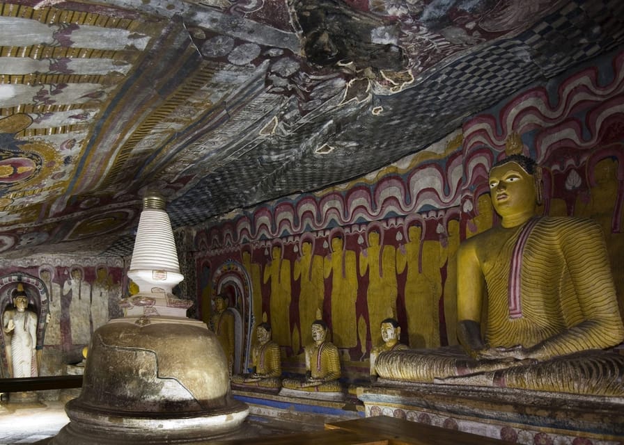 Dambulla & Polonnaruwa Ancient City: Day Tour From Negombo - Dambulla Royal Cave Temple