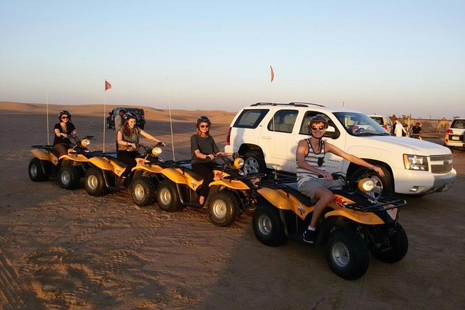 Dubai Desert Morning Tour in 4WD Vehicle: Camel Ride, Quad Bike Tour, Sandboarding, and Camel Farm - Booking Information