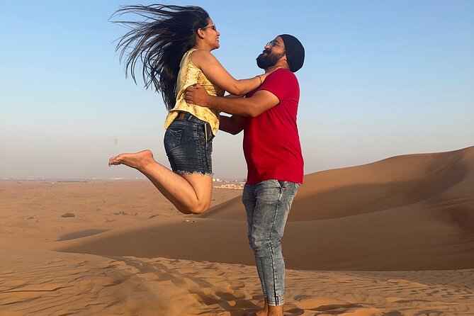 Dubai Desert Safari With Camel Ride Sand Board & BBQ Dinner - Important Accessibility Information