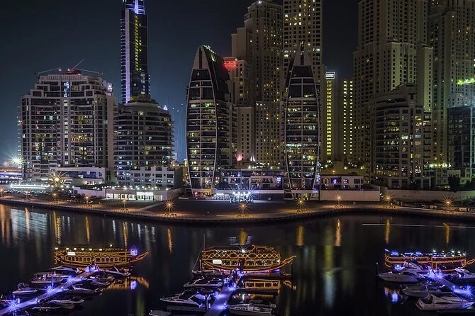 Dubai Marina Dhow Cruise Including Pick Up & DROP OFF SHARING - Cruise Duration and Food Quality