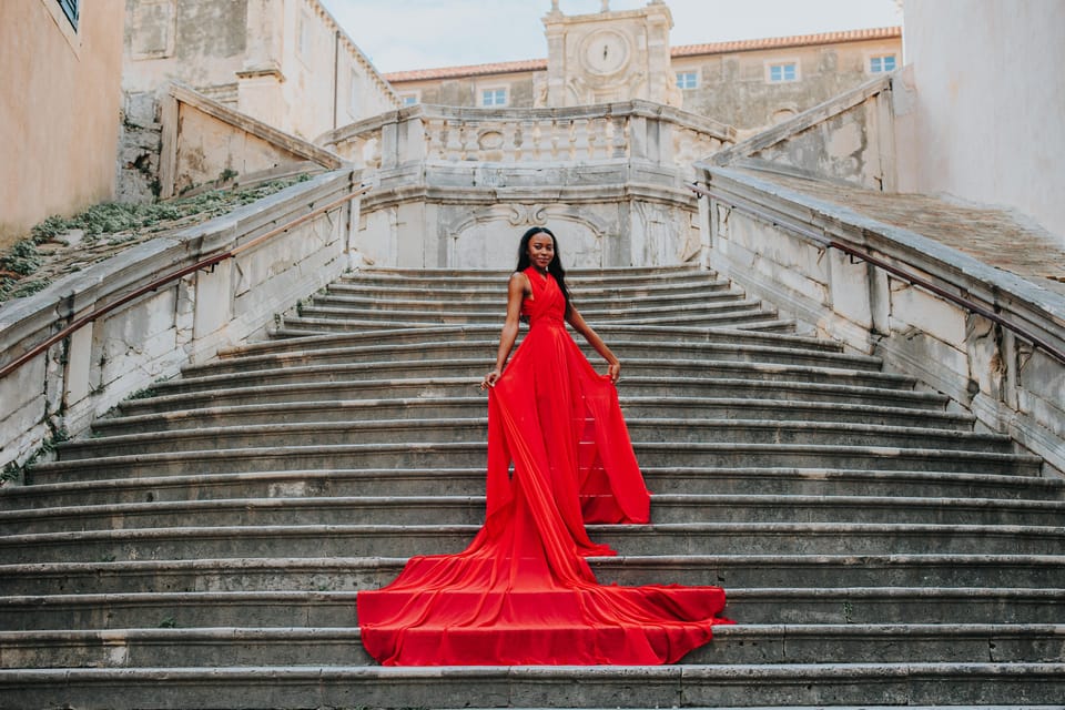 Dubrovnik: Private Flying-dress Photoshoot - Capturing Iconic Moments