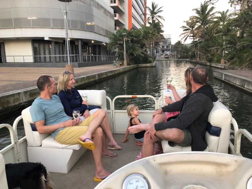 Durban Point Waterfront: Luxury Canal Boat Cruise - Inclusions and Optional Extras