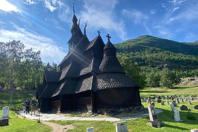 From Flåm, Stegastein, Snowy Road, Lærdal & Borgund Stave Church - Memorable Visits and Stunning Scenery