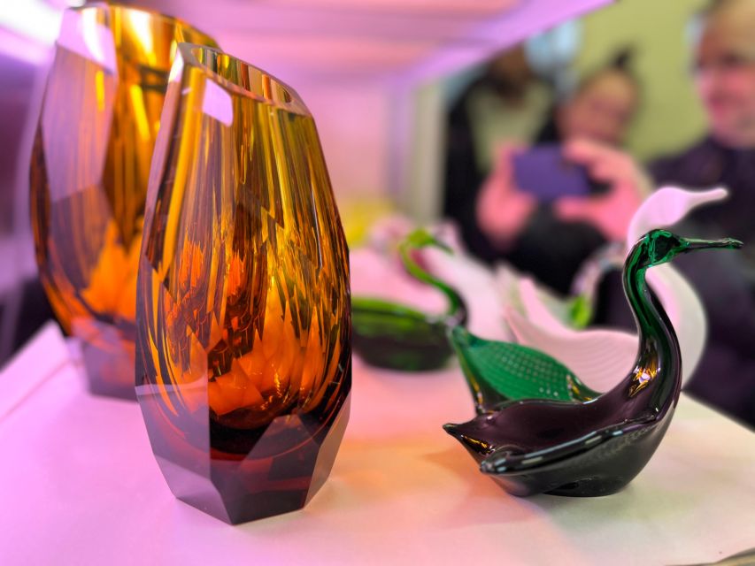 From Prague: Bohemian Glass Crystal Private Tour With Lunch - Glassmaking Demonstrations