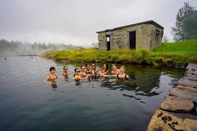 Golden Circle With Tomato Farm Lunch & Secret Lagoon Bathing - Relaxing at the Secret Lagoon