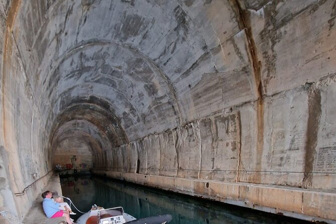 Hidden Bays and Tunnels of Brač Island Private Boat Adventure - Visiting Sunken Ships
