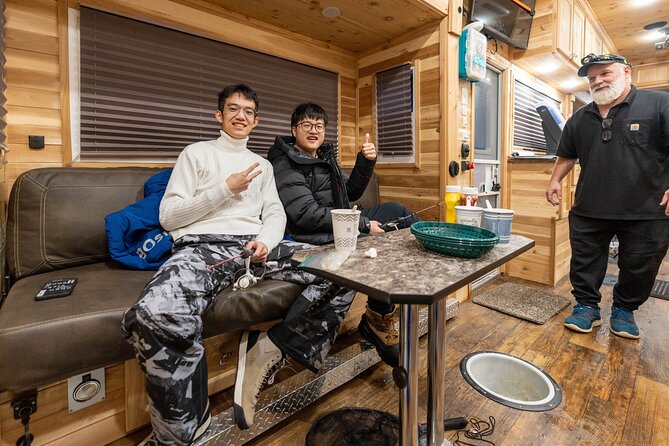 Ice Fishing Adventure in RV With Transportation - Authenticity and Confirmation