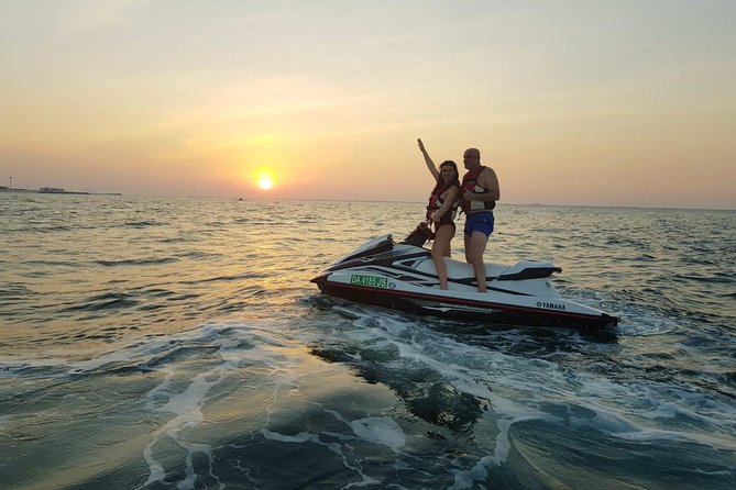 Jet Ski Tour Dubai: La Mer - Burj Al Arab- Atlantis for 1h 30min - Preparing for the Adventure