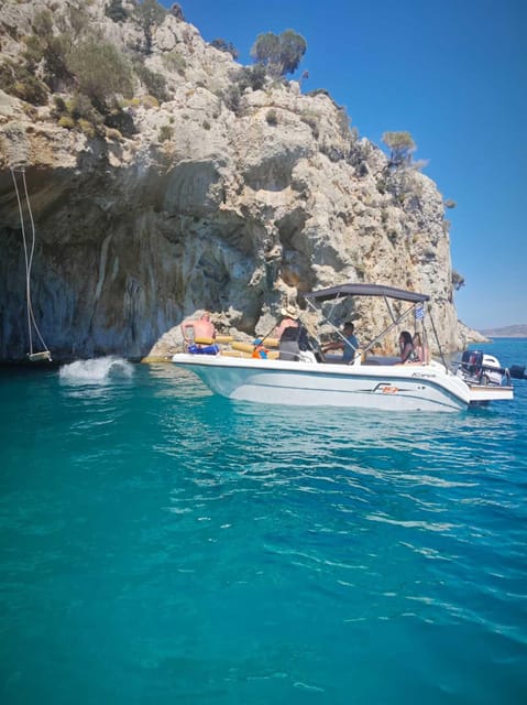 Kos:Private Boat Rental in Kos - Lunch, Shopping, and Walking