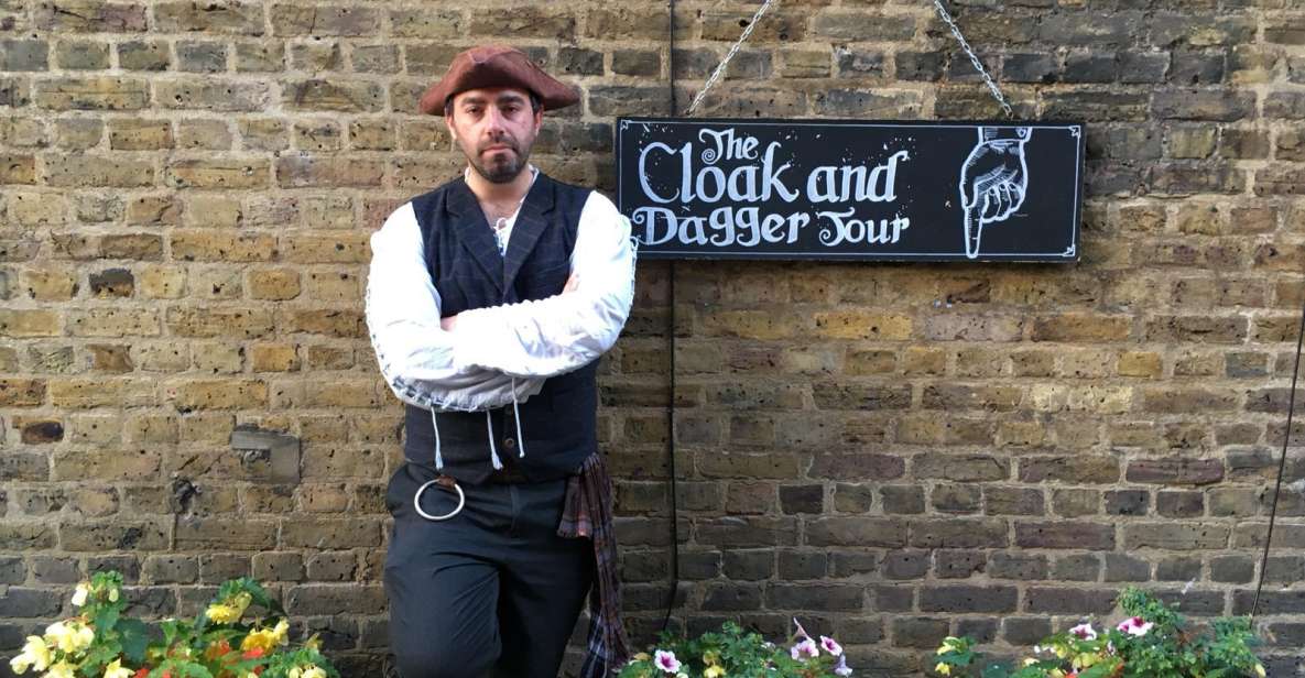 London: the Cloak & Dagger Tour: History Brought to Life! - Convenient Booking and Cancellation Policy