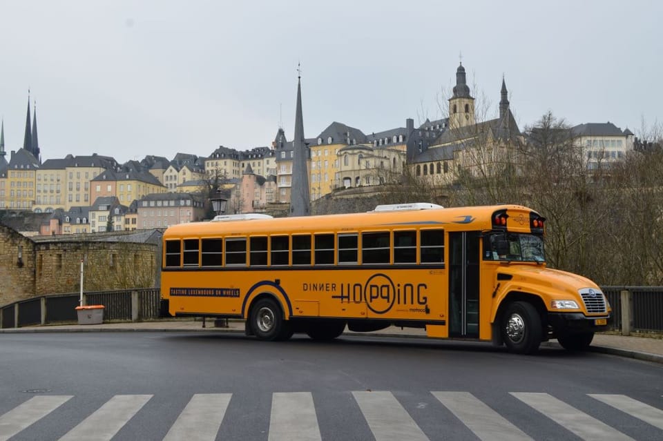 Luxembourg: Gourmet Food Dinner in a Vintage Bus - Accessibility and Policies