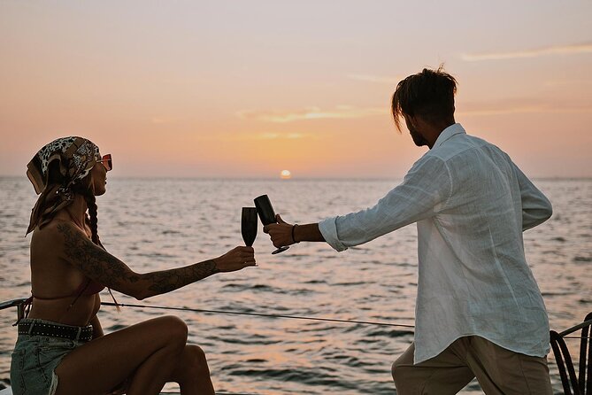 Luxury Santorini Sunset Cruise: Dinner, BBQ, Open Bar, Transfers - Ask Away