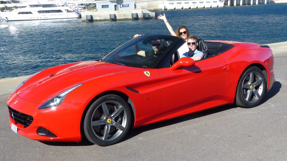 Monaco: 2 or 3 Hour Sight-driving in a Ferrari California T - Size Restrictions