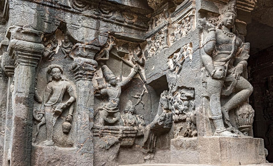 Mumbai With Ajanta Ellora Tour 4 Nights 5 Days - Day 4: Ellora Caves and Daulatabad Fort