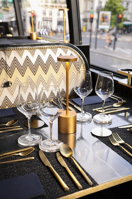 Paris Bus Toqué St Germain 3-Course Dinner W/ Champagne - Seasonal Cuisine