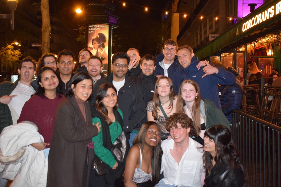 Paris: City Center Guided Pub Crawl With Shots & Club Entry - Customer Ratings and Feedback