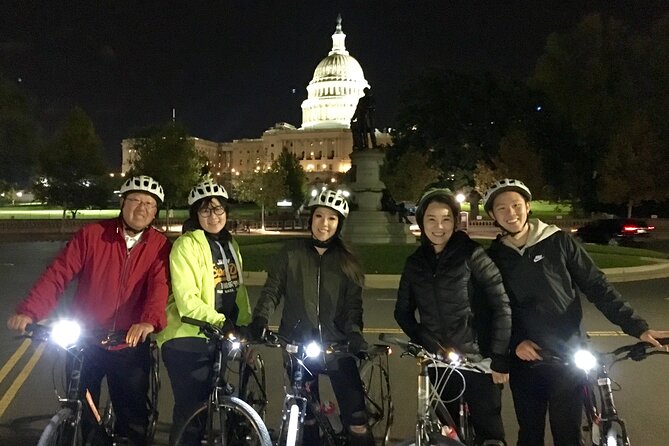Private DC Monuments at Night Biking Tour - Customizable Tour Options