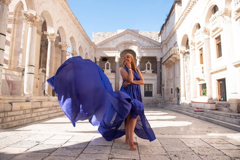 Private Flying Dress Photo Session in Split, Croatia - Booking Details