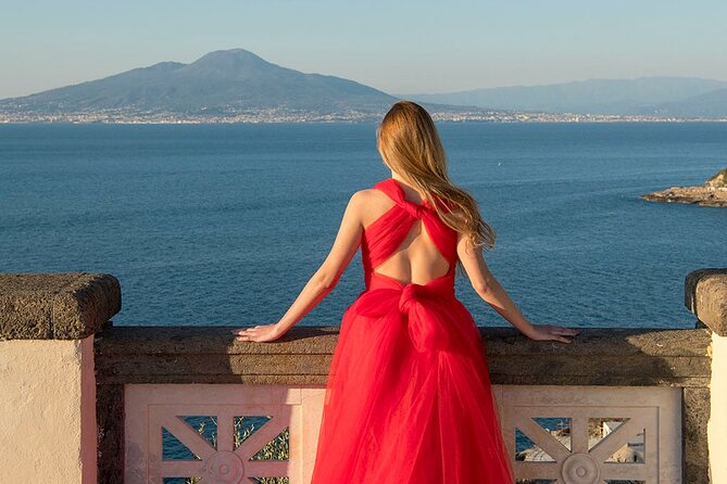 Private Flying Dress Photoshoot in Sorrento - High-Quality Image Delivery