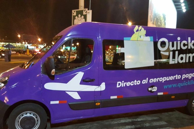 Quickllama: Transfer From Lima Airport to Miraflores Kennedy Park - Convenience and Comfort