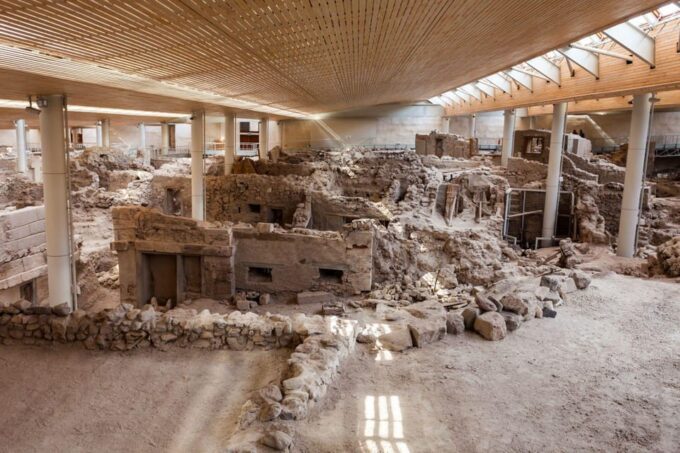 Santorini Cultural Villages and Akrotiri Ruins Private Tour - Authentic Settlement Exploration