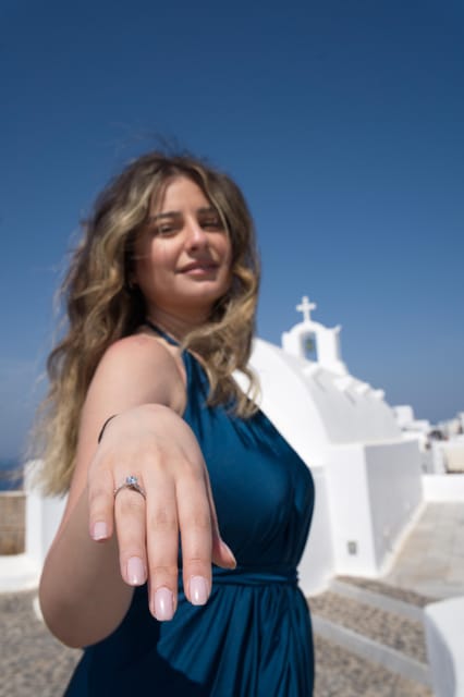 Santorini: Proposal Photoshoot L Private Entry to Blue Dome - Booking and Cancellation