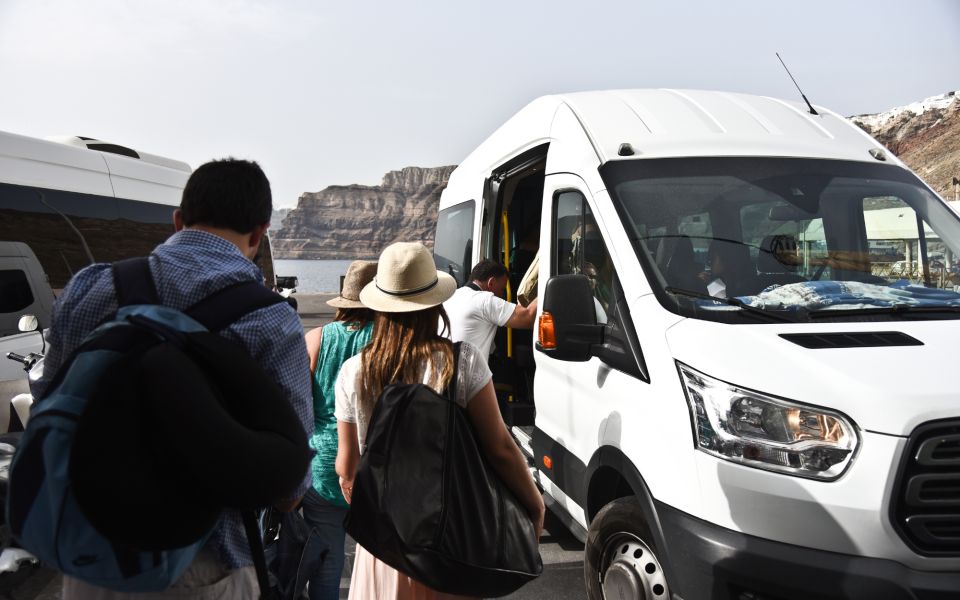 Santorini: Transfer From Port to Airport - Transport Options