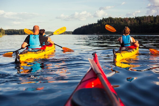Stockholm Archipelago Sunset Kayaking and Fika Tour - Viking History