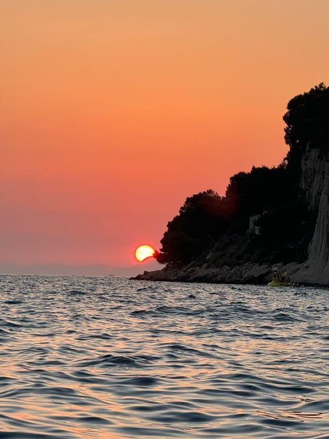 Sunset Boat Tour From Makarska With Swimming at Nugal Beach - Makarska Panorama