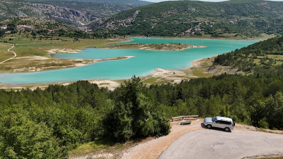 Three Lakes Jeep Adventure:Explore Green, Red & Blue Wonders - Scenic Drive Through Adriatic Coast