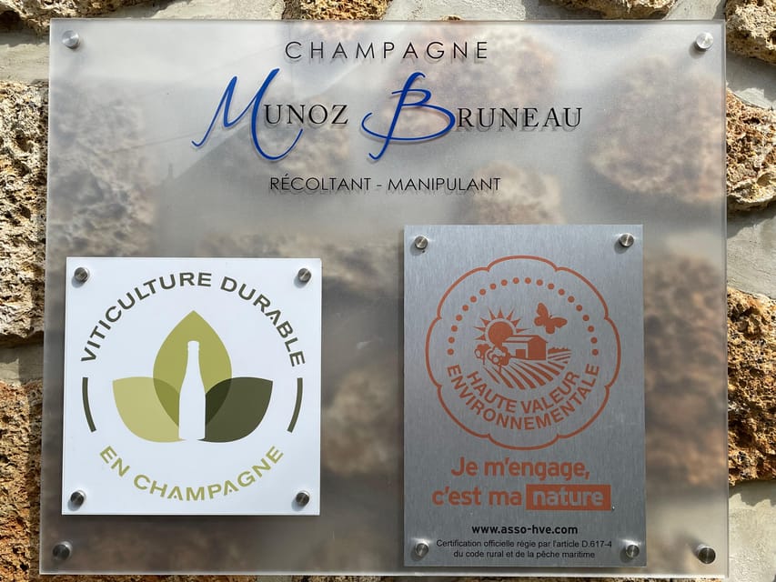 Champagne Munoz Bruneau : Half Day Visit and Tasting - Guided Tour and Tasting