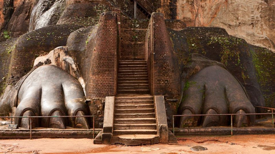 Day Tour: Kandy to Sigiriya Rock Dambulla & Minneriya Safari - Sigiriya Lion Rock