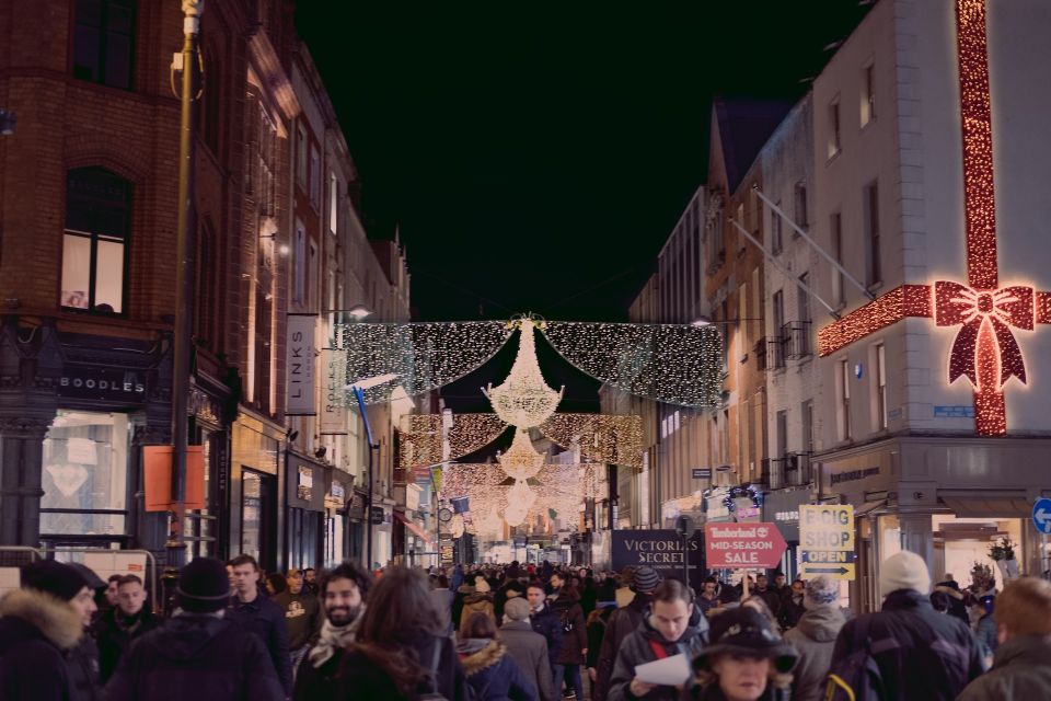 Discovering Dublin on Christmas Walking Tour - Booking Information