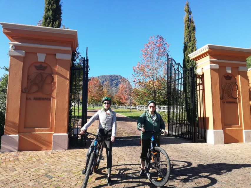 Franschhoek: Private E-bike Ride & Wine Experience - Important Considerations