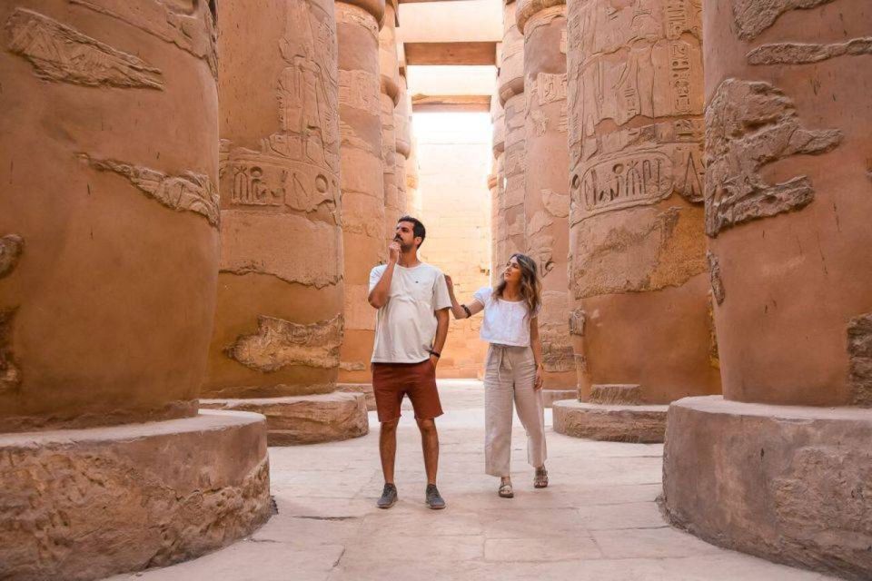 From Dahab: Luxor by Plane Guided Day Tour With Lunch - Booking and Cancellation Policy