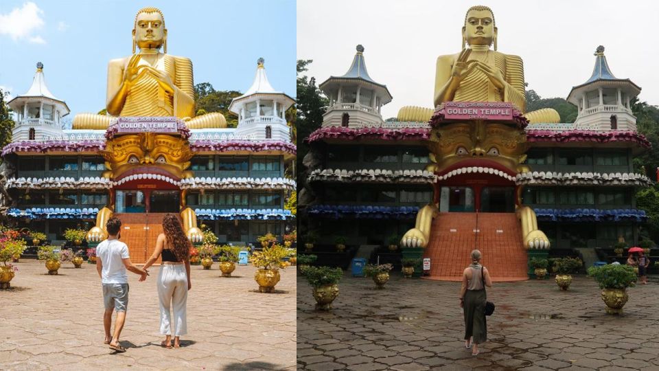 From Kandy: Sigiriya/Dambulla and Minneriya Park Safari - Dambulla Cave Temple