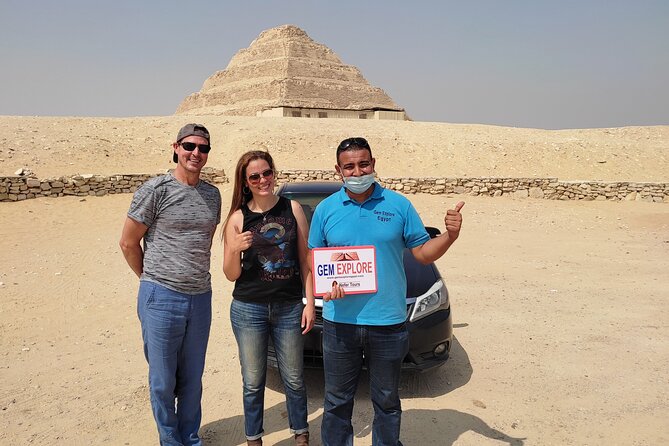 Full Day Tour Giza Pyramids, Sphinx, Saqqara &Dahshur Pyramids - Booking Information
