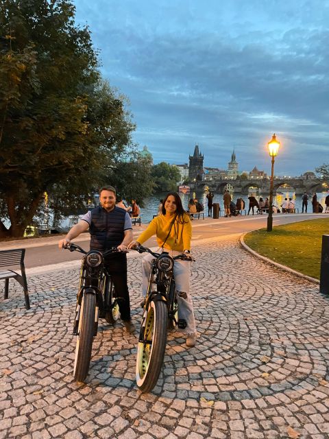 Gorgeous Prague Night Retro E-Bike Tour ( Live Guided ) - Scenic Viewpoints