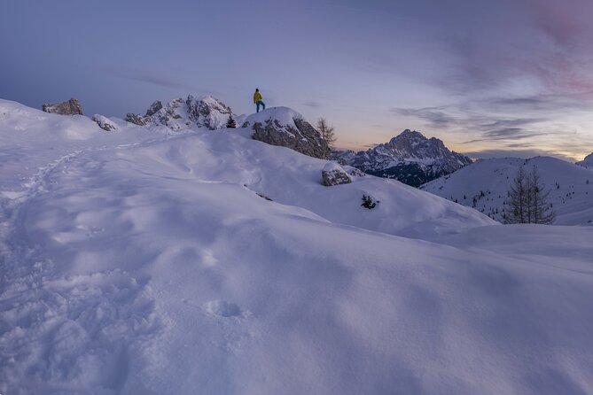 Guided Snowshoeing Day to Discover the Dolomites - Enjoying the Scenic Lunch Break