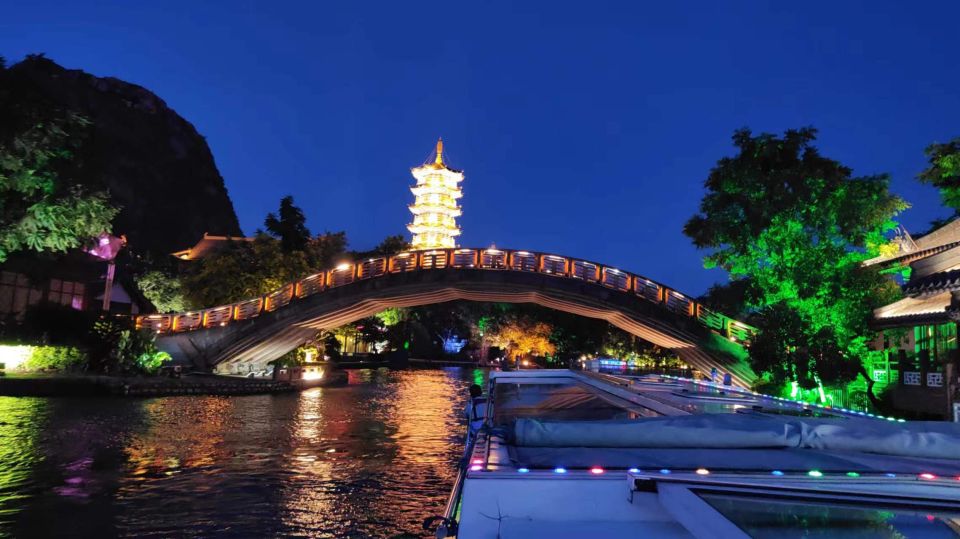 Guilin: Four Lakes Night Cruise With Round-Trip Transfer - Booking and Cancellation