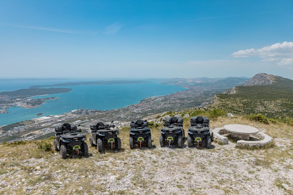 Kaštela:Quad Adventure Guided Tour & Lunch & Wine Tasting - Scenic Vineyard Visits and Wine Tasting