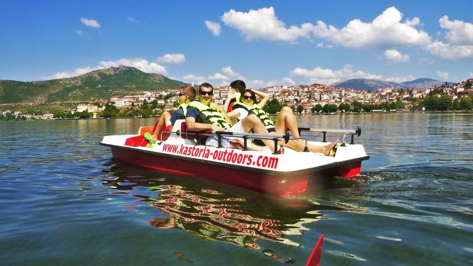 Kastoria: Pedalo on the Lake - Safety and Supervision